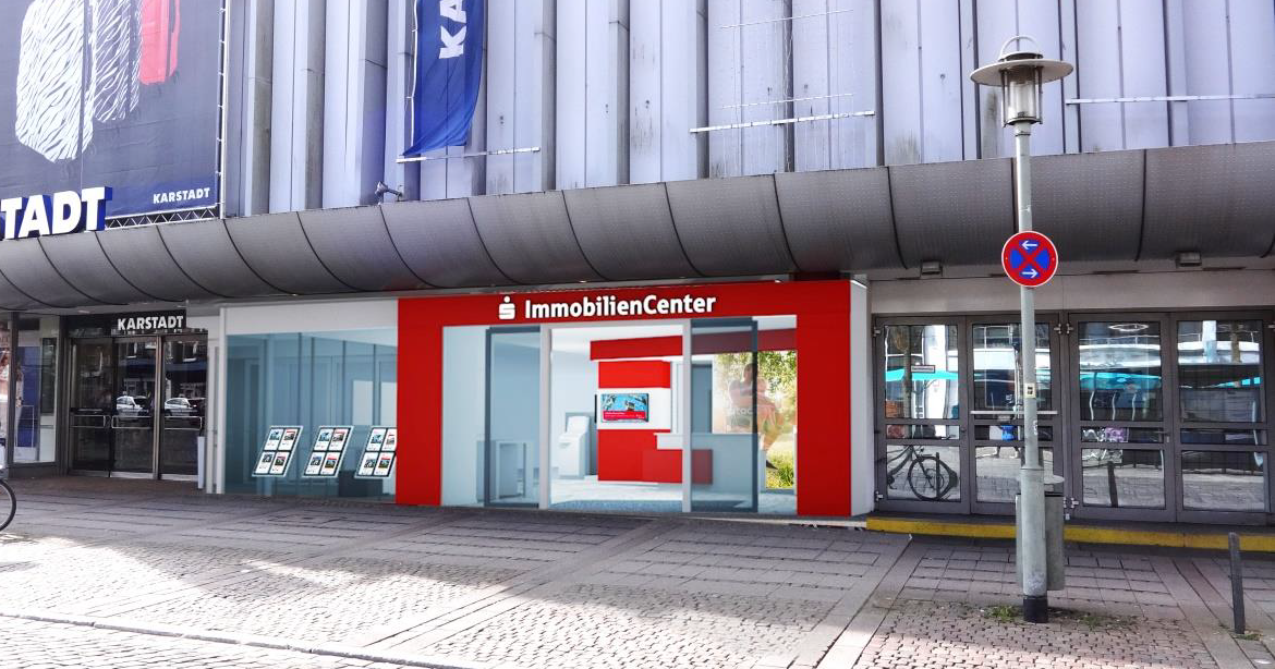 Die Sparkasse eröffnet ihr neues ImmobilienCenter im Karstadt-Haus