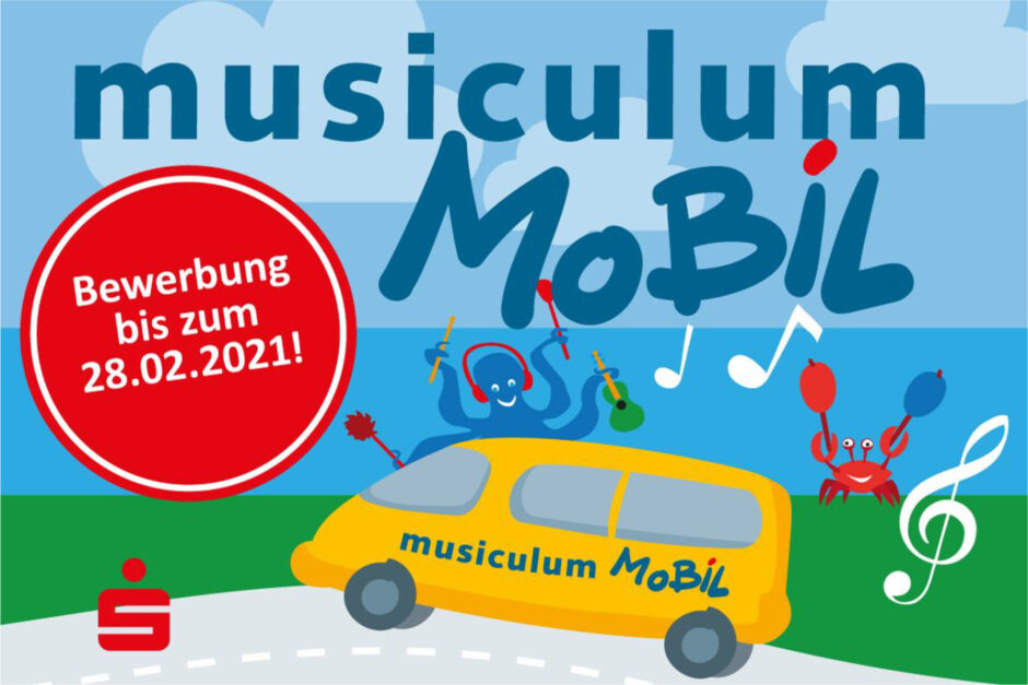 Das musiculum MOBIL kommt 80 Mal kostenfrei in die Kitas – Sparkasse Südholstein ruft Einrichtungen zur Bewerbung auf
