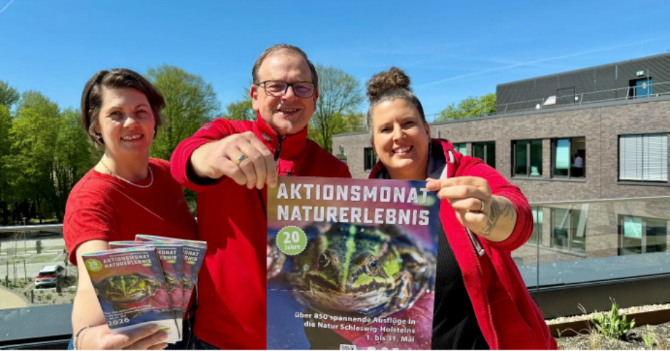 Raus in die Natur: Sparkasse Südholstein unterstützt Aktionsmonat Naturerlebnis